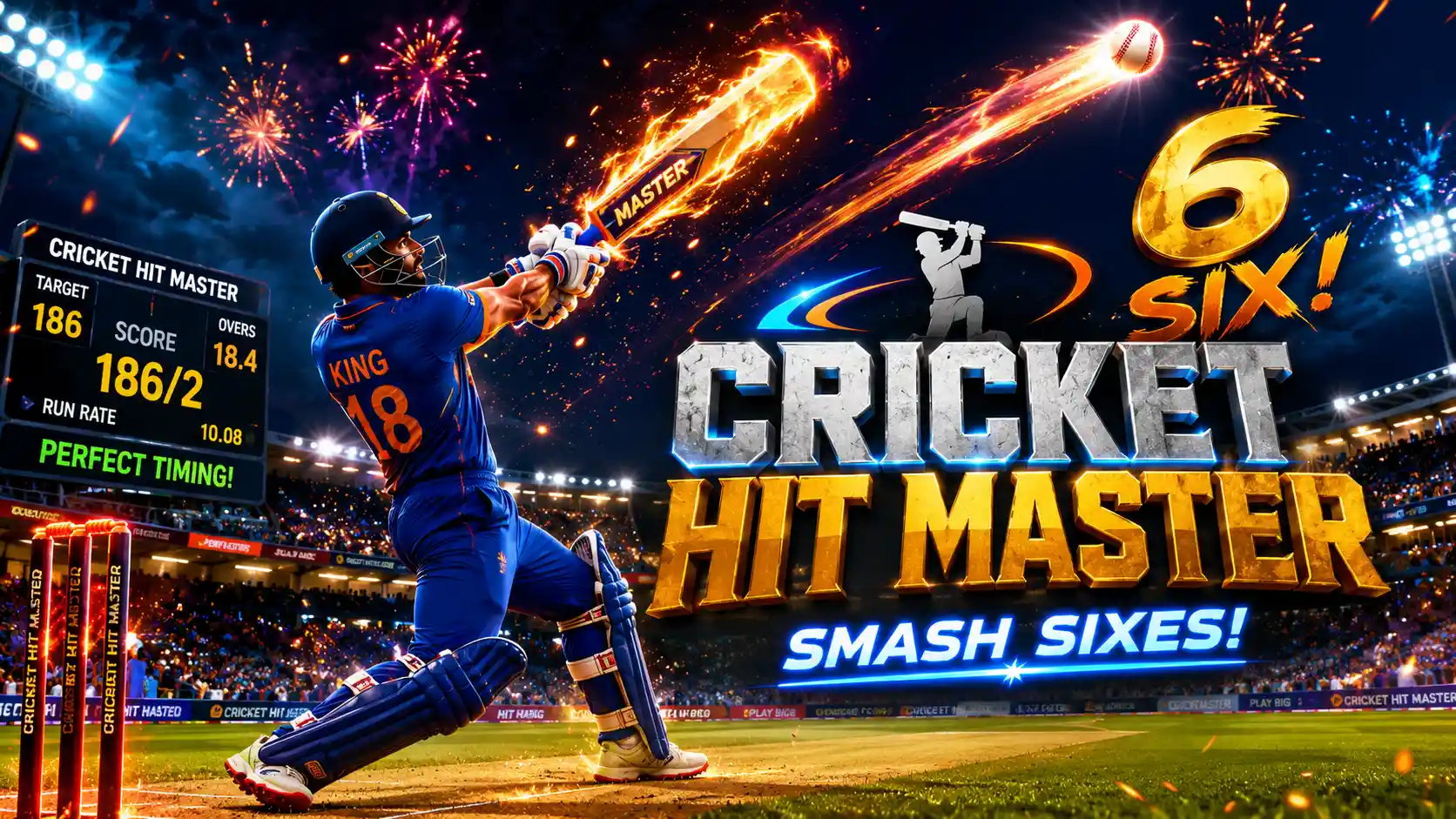Cricket Hit Master Game Online – Play Free HTML5 Cricket Batting Game